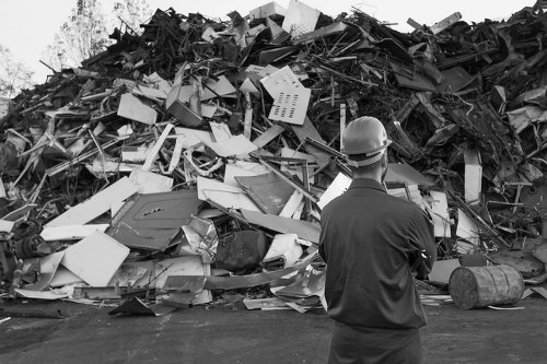 Image showing waste clearance operations in a charming Pimlico street