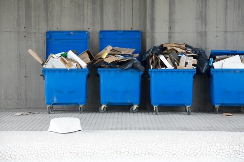 Waste clearance truck in Strawberry Hill