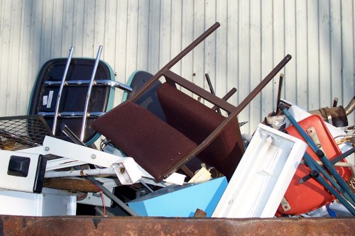 Eco-friendly waste disposal process in Church End.