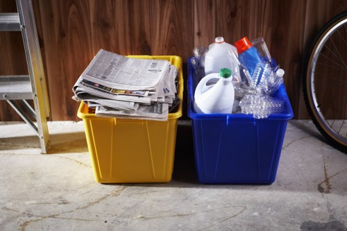 Modern recycling center in Riddlesdown