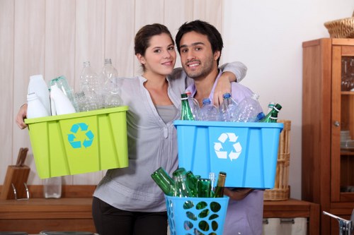 Waste clearance truck in Barnehurst operating efficiently