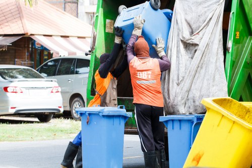 Professional waste clearance service vehicle