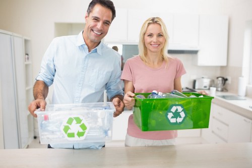 Recycling initiative in Westminster showcasing waste management