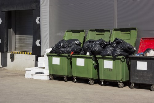 Modern waste recycling and processing facility