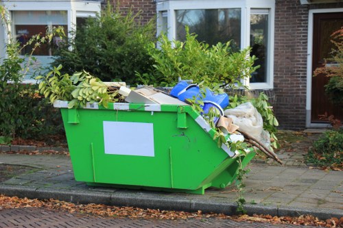 Community members participating in a clean-up event in Ponders End