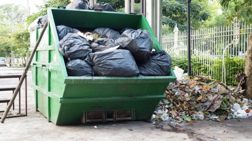 Detailed waste removal process in Hackney Wick