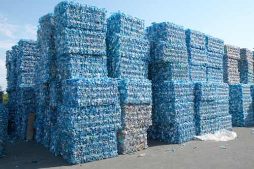 Process of sorting and recycling waste at a Romford facility