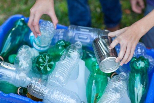 Recycling and eco-friendly waste collection vehicle